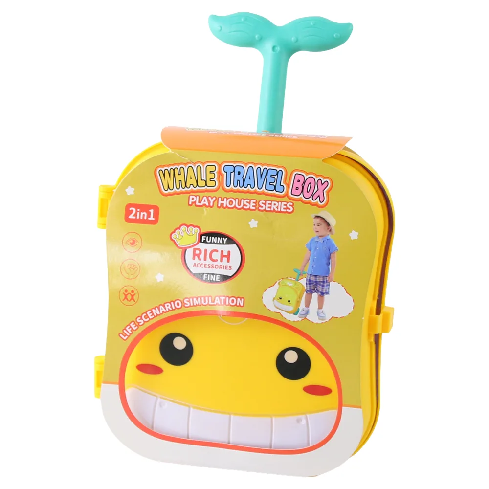 Set de unelte pentru copii cu troler Whale 14 x 24 cm