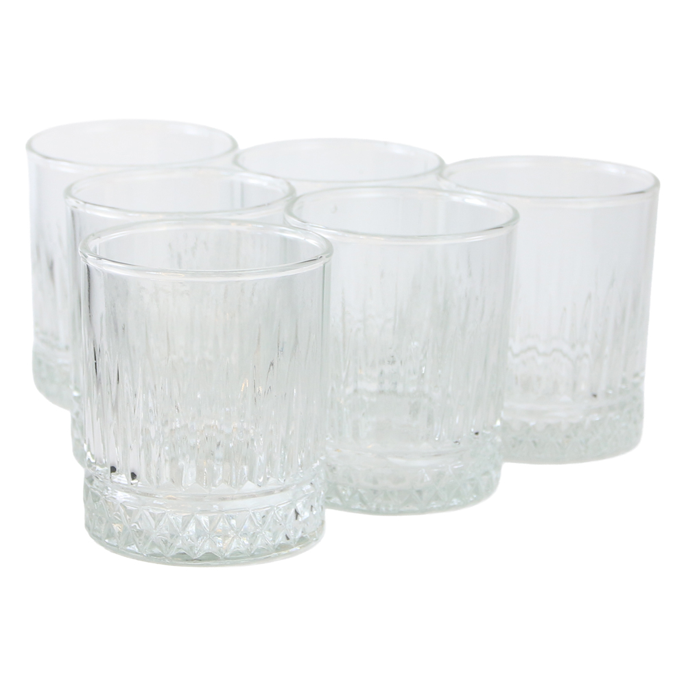 Set 6 pahare din sticla 250 ml Glacia Set 6 pahare din sticla 250 ml Glacia