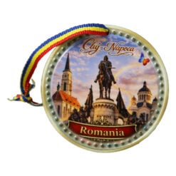 Magnet de frigider din ceramica Cluj-Napoca 6.5 cm