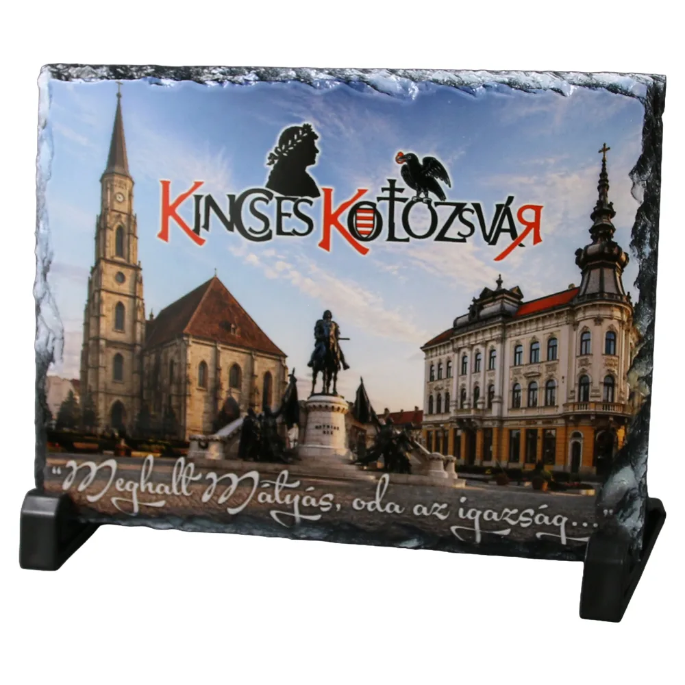 Placa din ardezie Kincses Kolozsvar 19 x 14 cm Placa din ardezie Kincses Kolozsvar 19 x 14 cm