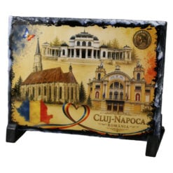 Placa din ardezie Cluj-Napoca 19 x 14 cm