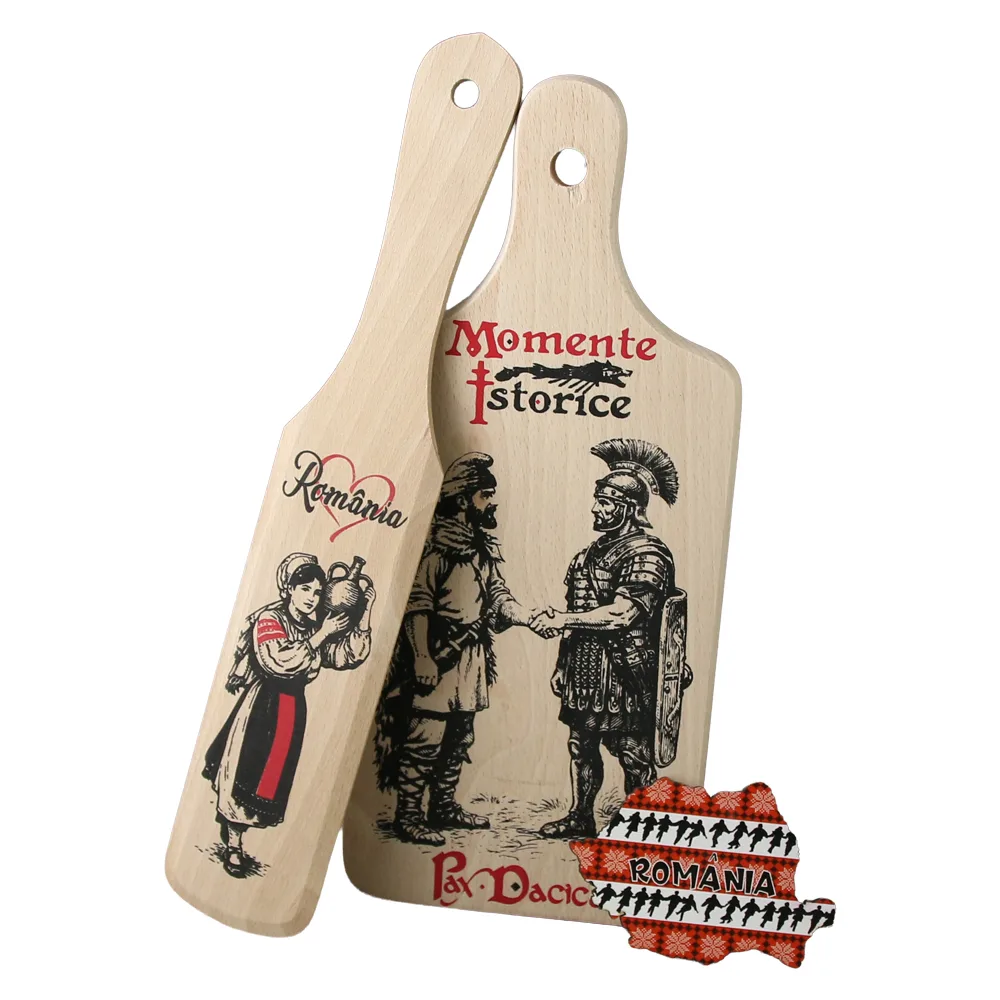 Set ustensile bucatarie cu magnet de frigider "Romania - Momente istorice" Set ustensile bucatarie cu magnet de frigider "Romania - Momente istorice"