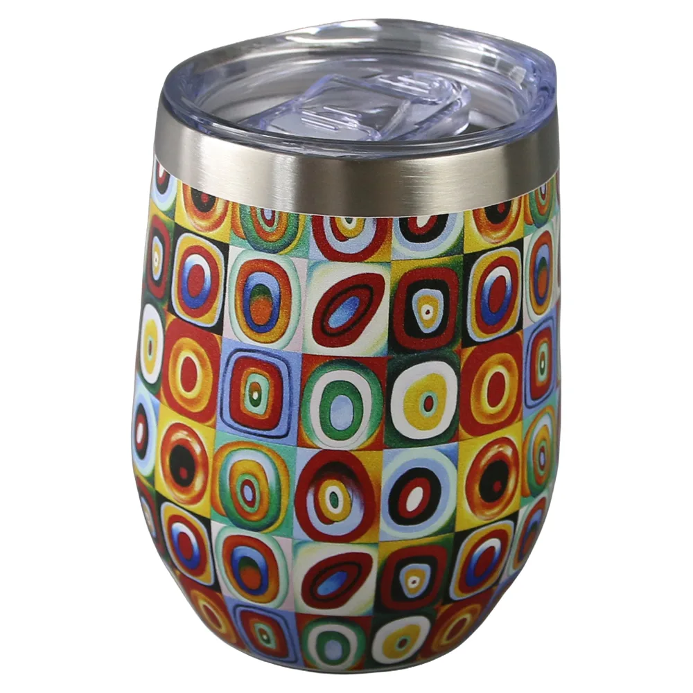 Cana termos 330 ml "Squares with Circles" de W. Kandinsky Cana termos 330 ml "Squares with Circles" de W. Kandinsky