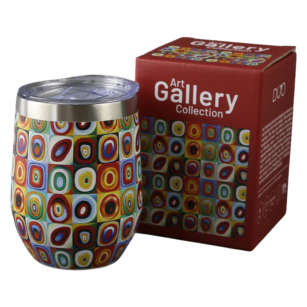 Cana termos 330 ml "Squares with Circles" de W. Kandinsky Cana termos 330 ml "Squares with Circles" de W. Kandinsky
