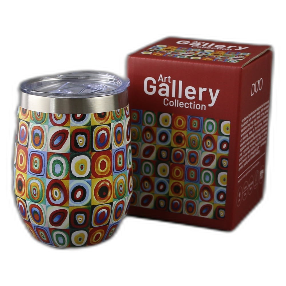 Cana termos 330 ml "Squares with Circles" de W. Kandinsky Cana termos 330 ml "Squares with Circles" de W. Kandinsky