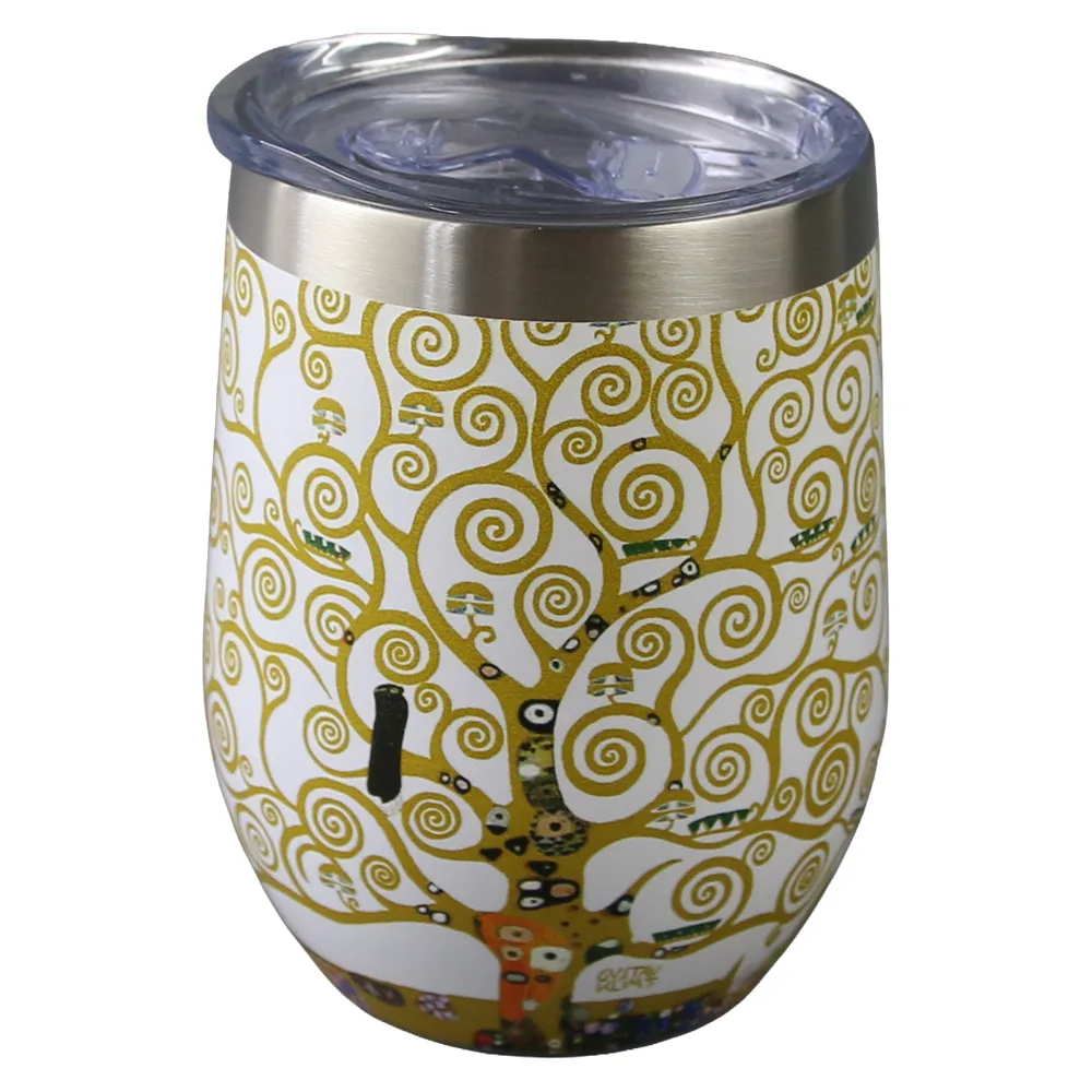 Cana termos 330 ml "Tree of Life" ecru de Gustav Klimt
