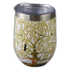 Cana termos 330 ml "Tree of Life" ecru de Gustav Klimt