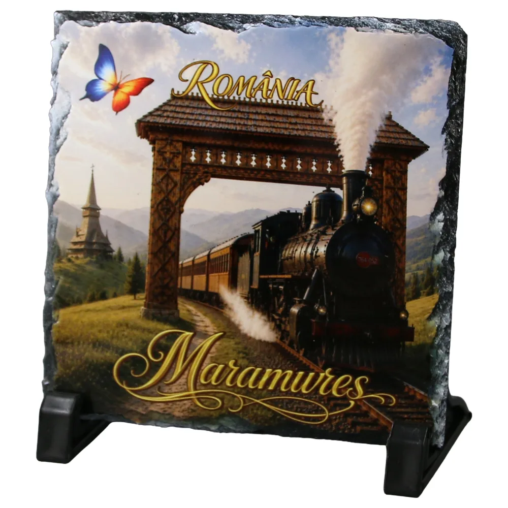 Placa din ardezie Maramures 14 x 14 cm Placa din ardezie Maramures 14 x 14 cm