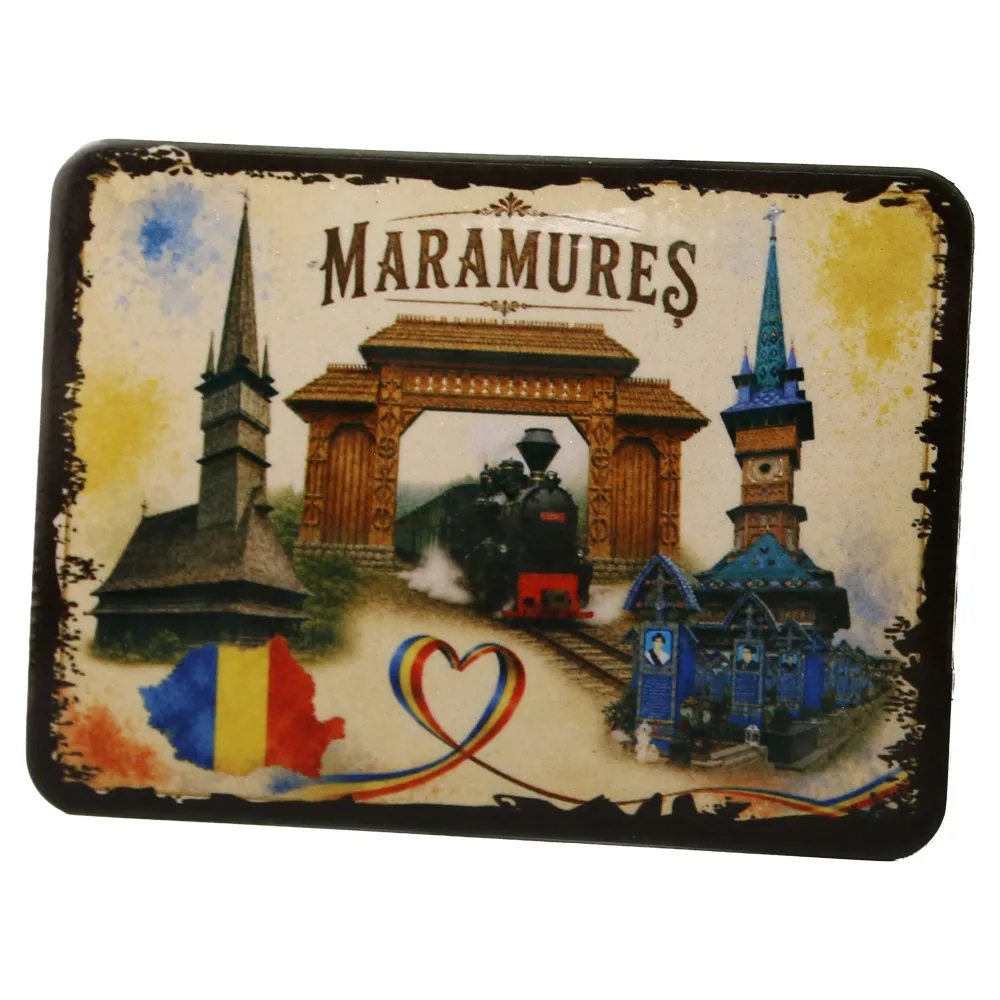 Magnet de frigider din plastic Marmures 7.5 x 5.5 cm Magnet de frigider din plastic Marmures 7.5 x 5.5 cm