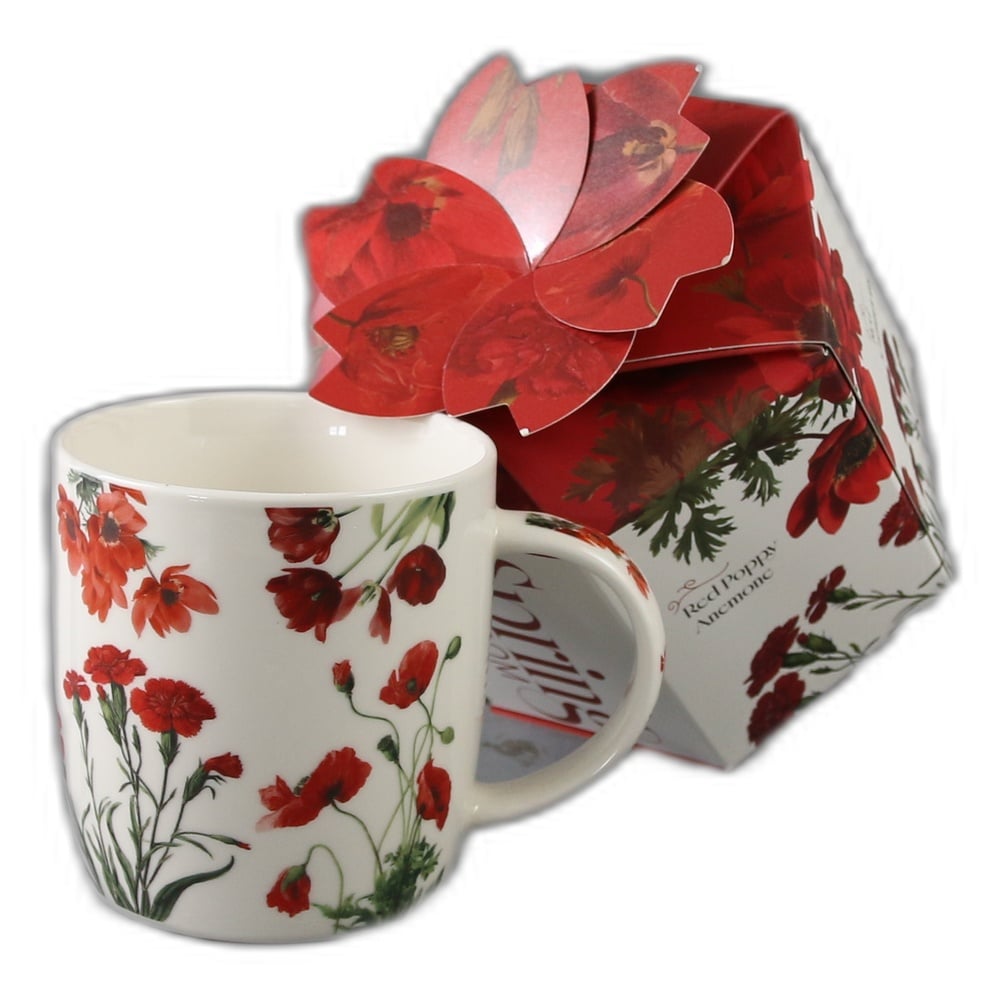 Cana portelan "Red Flowers" 400 ml Cana portelan "Red Flowers" 400 ml
