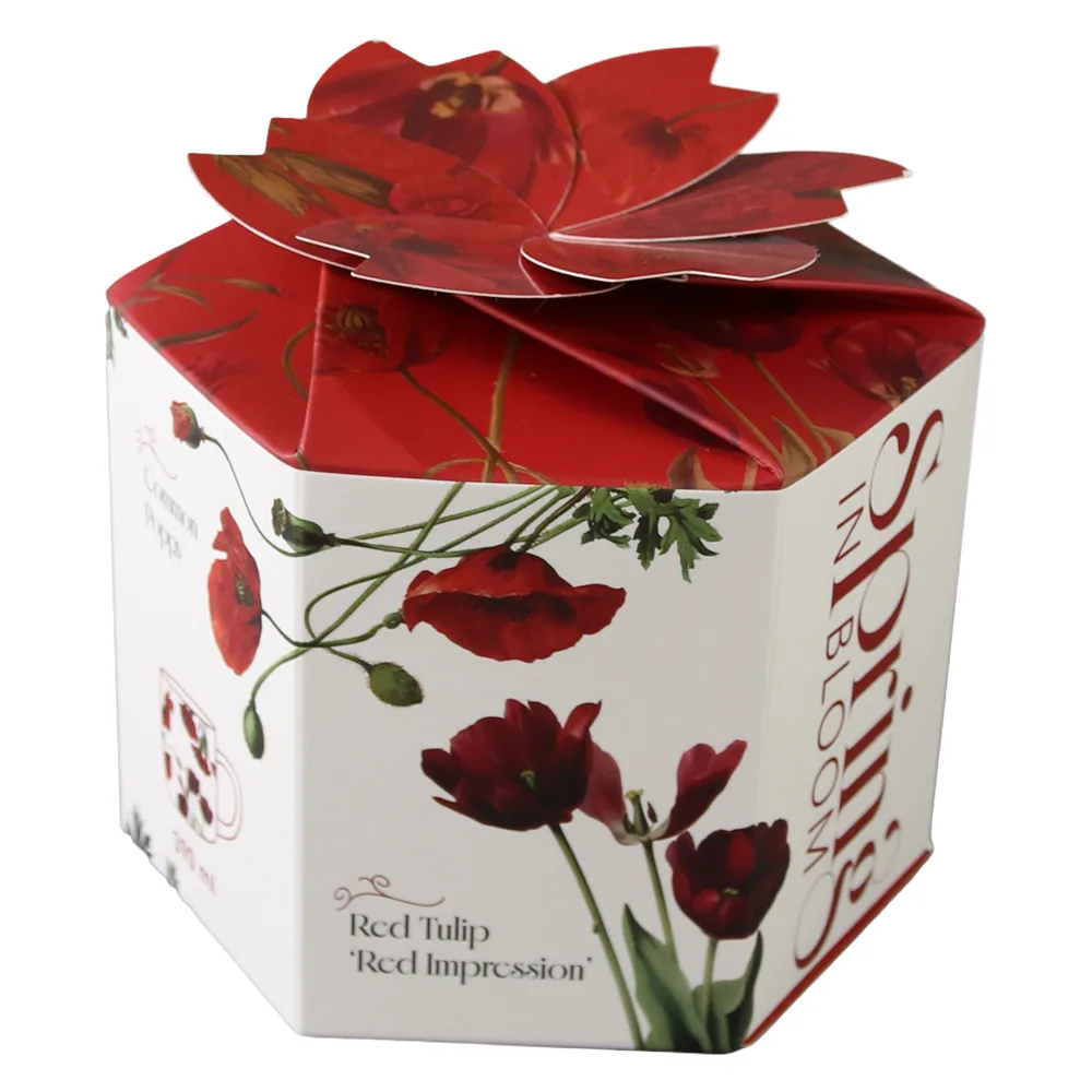 Cana portelan "Red Flowers" 400 ml