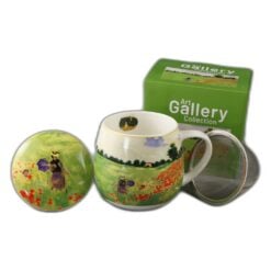 Cana portelan cu infuzor si capac 430 ml "Poppy Field" de Claude Monet