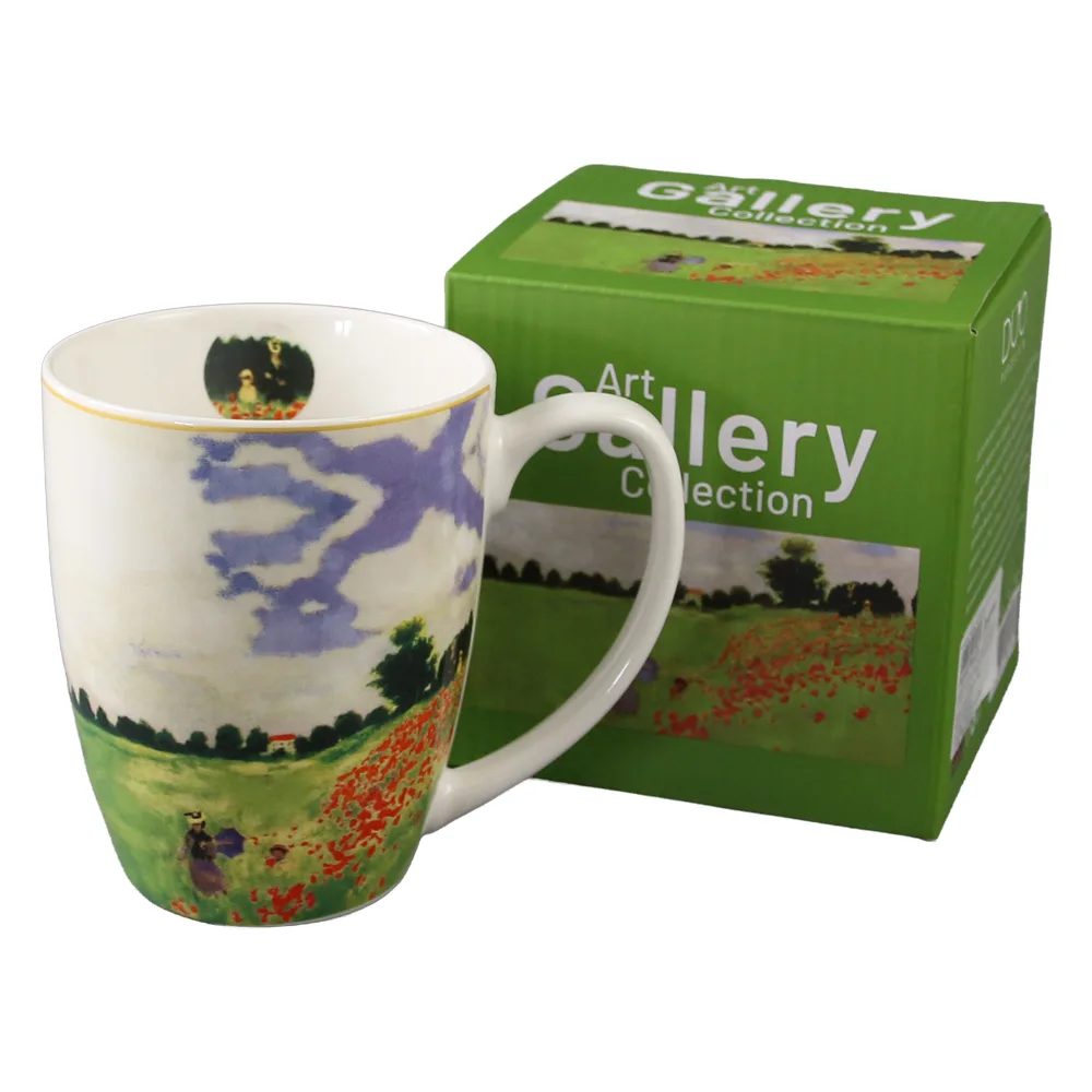 Cana portelan 430 ml "Poppy Field" de Claude Monet Cana portelan 430 ml "Poppy Field" de Claude Monet
