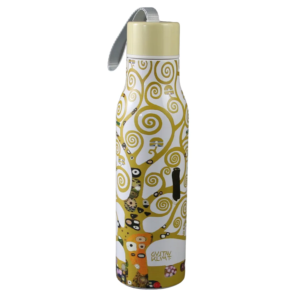 Sticla termos 500 ml "Tree of Life" ecru de Gustav Klimt Sticla termos 500 ml "Tree of Life" ecru de Gustav Klimt