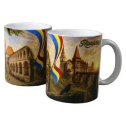 Cana ceramica "Castelul Corvinilor" 330 ml
