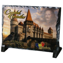 Placa din ardezie Castelul Corvinilor 19 x 14 cm