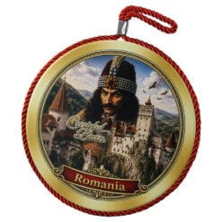 Decor perete din ceramica "Romania" Castelul Bran 17 cm
