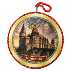 Decor perete din ceramica "Romania" Castelul Corvinilor 17 cm