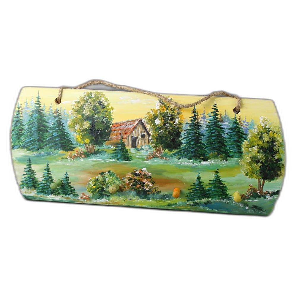 Suport pentru chei pictat manual 38 x 16 cm Suport pentru chei pictat manual 38 x 16 cm