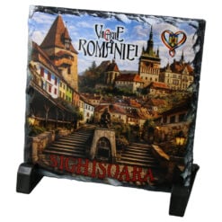 Placa din ardezie Sighisoara 19 x 14 cm