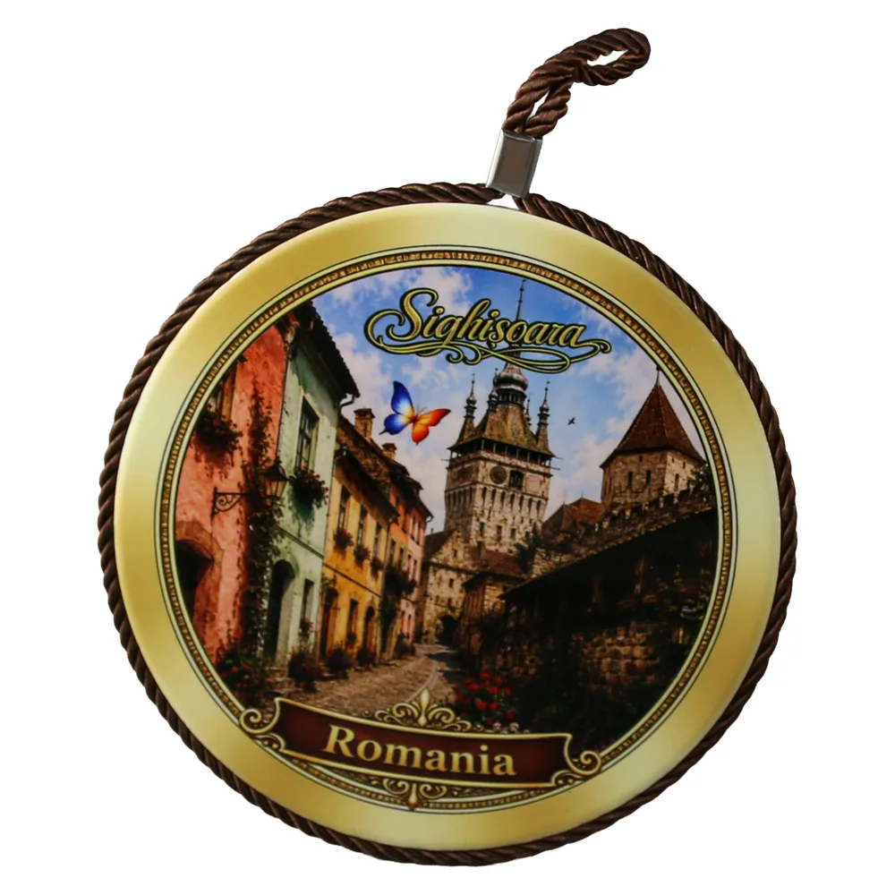 Decor de perete din ceramica Sighisoara 17 cm Decor de perete din ceramica Sighisoara 17 cm