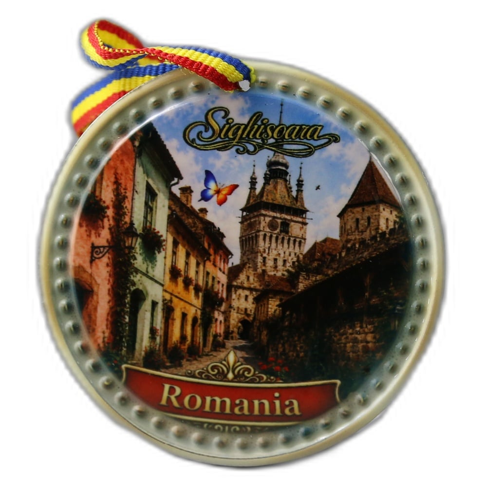 Magnet de frigider din ceramica 6.5 cm Magnet de frigider din ceramica 6.5 cm