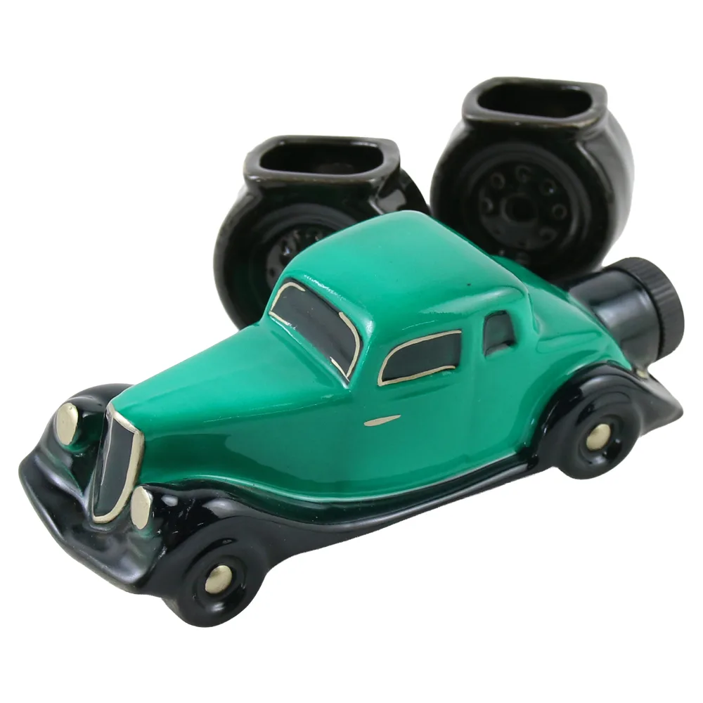 Set ceramic pentru bauturi cu masina retro si 2 pahare Set ceramic pentru bauturi cu masina retro si 2 pahare