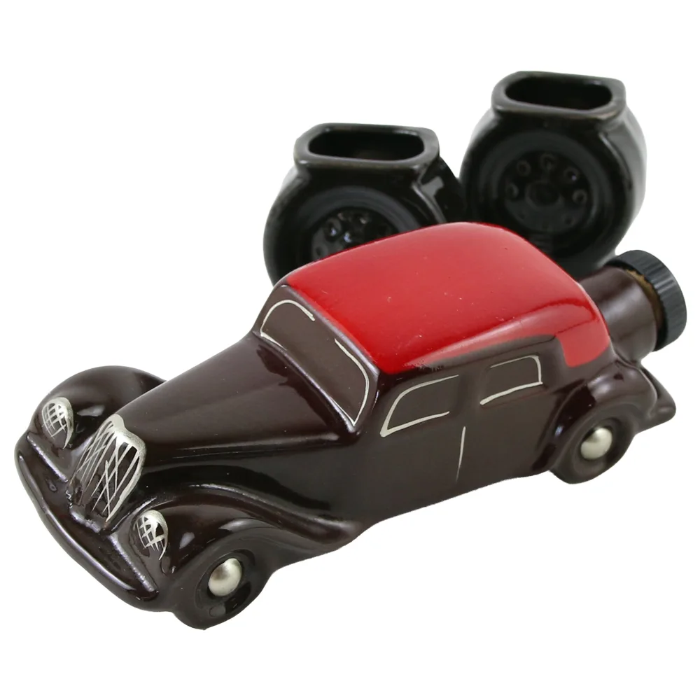 Set ceramic pentru bauturi cu masina retro si 2 pahare Set ceramic pentru bauturi cu masina retro si 2 pahare