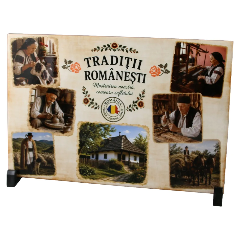 Placa decorativa "Traditii Romanesti" 30 x 20 cm