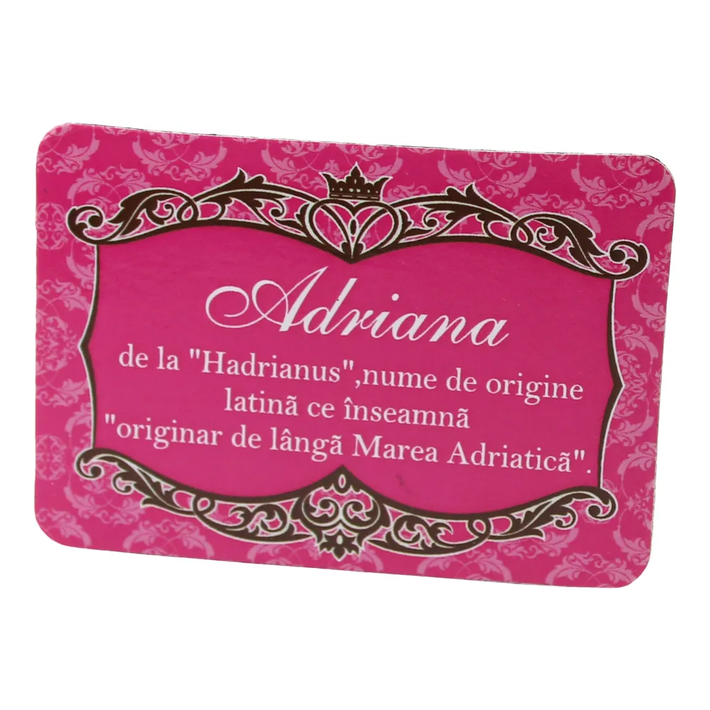 Magnet de frigider din plastic cu nume de femei si barbati 8 x 5.5 cm Magnet de frigider din plastic cu nume de femei si barbati 8 x 5.5 cm