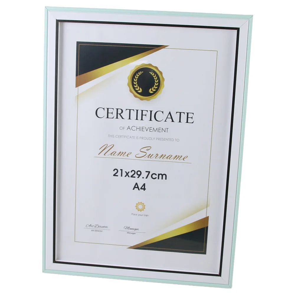 Rama pentru diplome din plastic A4 21 x 29.7 cm