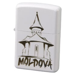 Bricheta metalica gravata "Moldova" 3.8 x 5.5 cm