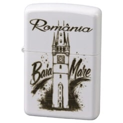 Bricheta metalica gravata "Baia Mare" 3.8 x 5.5 cm