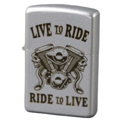 Bricheta metalica "Live to ride...Ride to live"
