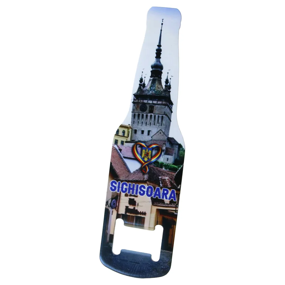 Desfacator de sticle cu magnet Sighisoara 4 x 13.5 cm Desfacator de sticle cu magnet Sighisoara 4 x 13.5 cm