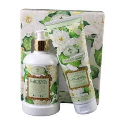 Set cadou pentru baie Florentino Gardenie 500 + 250 ml - gel de dus si lotiune de corp