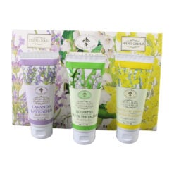 Set cadou cu 3 creme de maini Florentino 100 ml - Lavanda