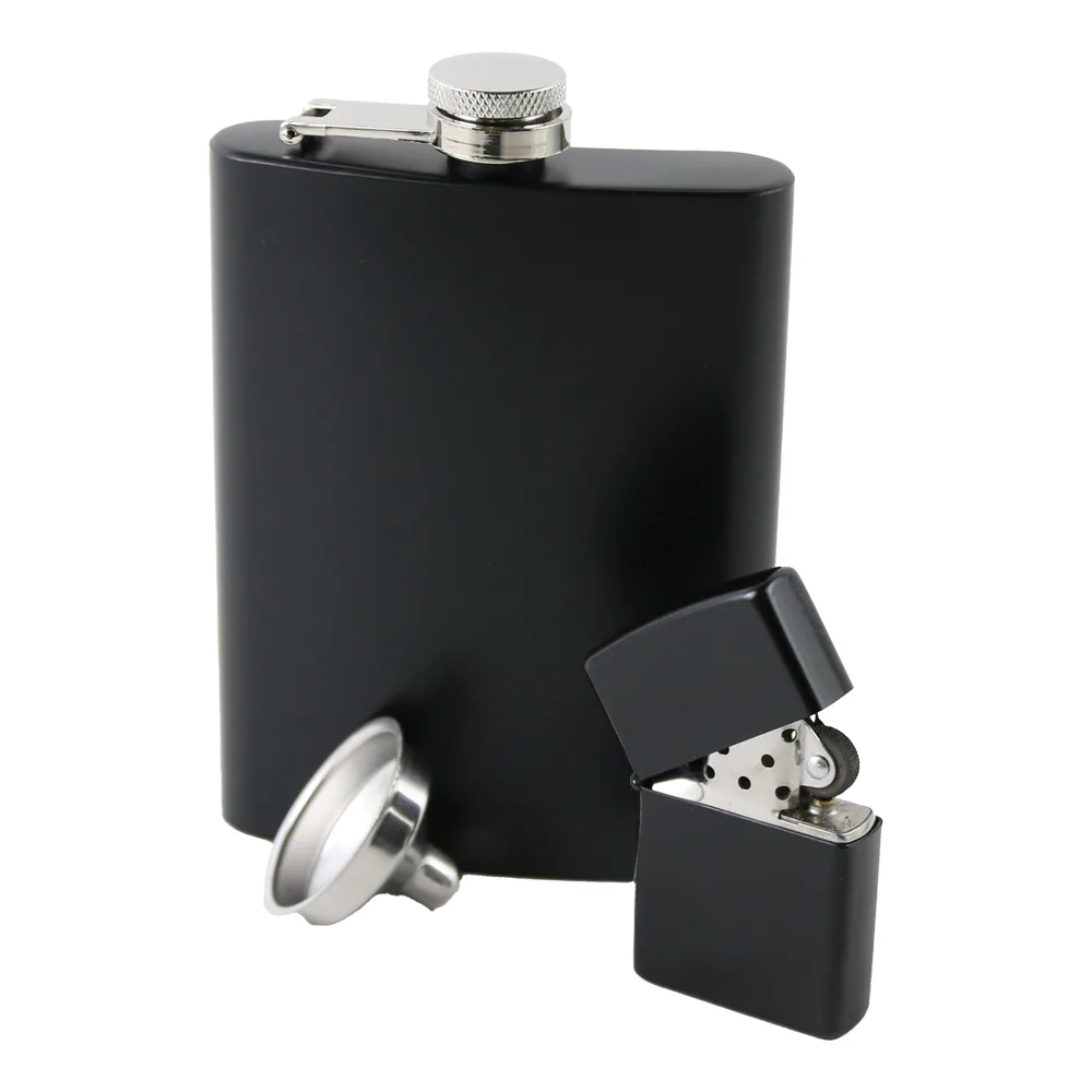 Set cadou cu Plosca din inox Set cadou cu Plosca din inox
