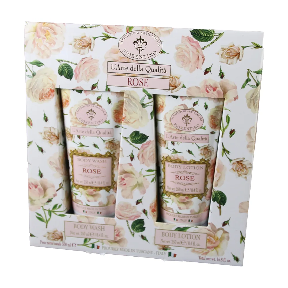 Set cadou pentru baie Florentino Rose 250 ml - gel de dus si lotiune de corp Set cadou pentru baie Florentino Rose 250 ml - gel de dus si lotiune de corp