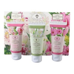 Set cadou cu 3 creme de maini Florentino 100 ml - Camelie