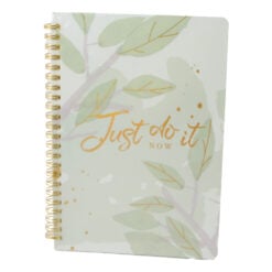 Agenda nedatata cu spirala si pagini liniate Record moments 15 x 21 cm