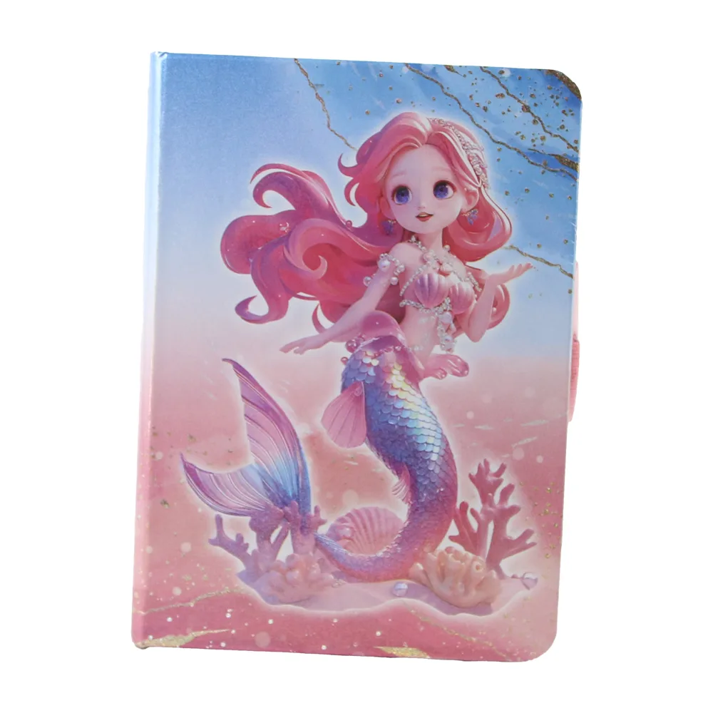 Agenda nedatata cu pagini liniate Mermaid 10.5 x 14.5 cm Agenda nedatata cu pagini liniate Mermaid 10.5 x 14.5 cm