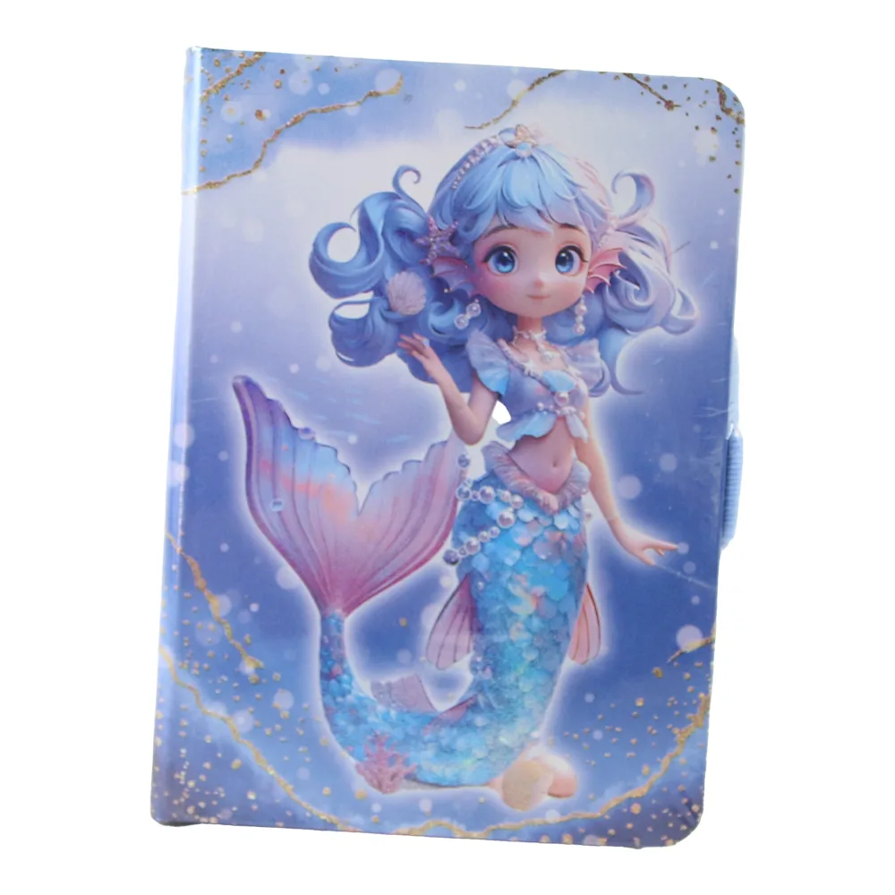 Agenda nedatata cu pagini liniate Mermaid 10.5 x 14.5 cm Agenda nedatata cu pagini liniate Mermaid 10.5 x 14.5 cm