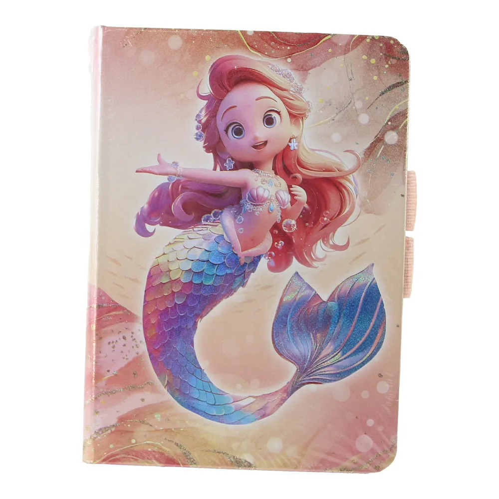 Agenda nedatata cu pagini liniate Mermaid 10.5 x 14.5 cm Agenda nedatata cu pagini liniate Mermaid 10.5 x 14.5 cm