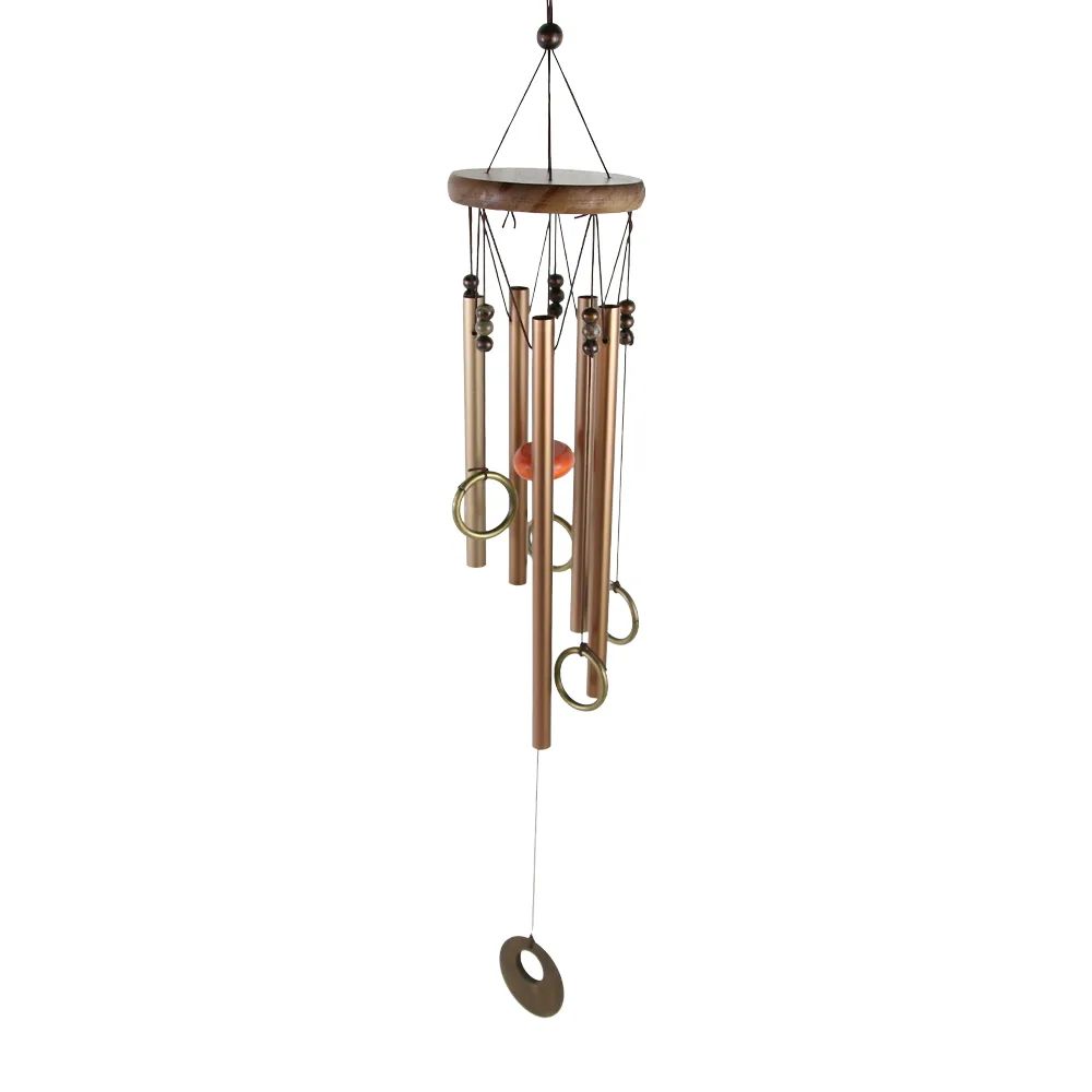 Clopotel de vant cu tuburi metalice 56 cm Clopotel de vant cu tuburi metalice 56 cm