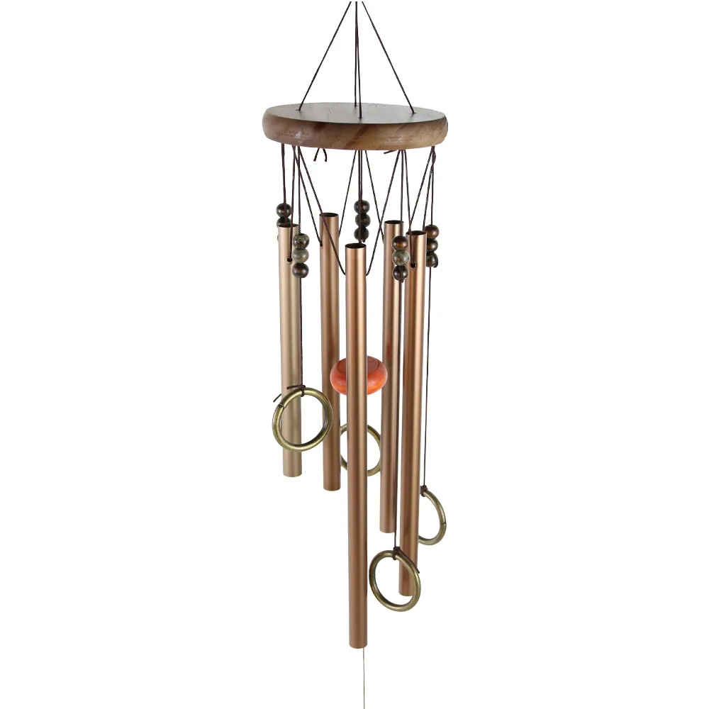 Clopotel de vant cu tuburi metalice 56 cm Clopotel de vant cu tuburi metalice 56 cm