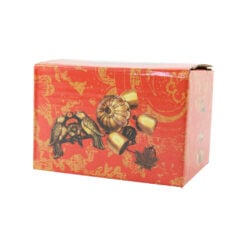 Clopotel de vant din metal cu elefanti 38 cm