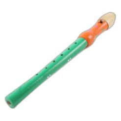 Fluier colorat din lemn 32 cm