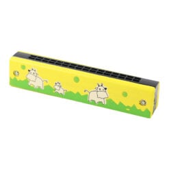 Muzicuta din lemn si plastic 13 x 2.5 cm