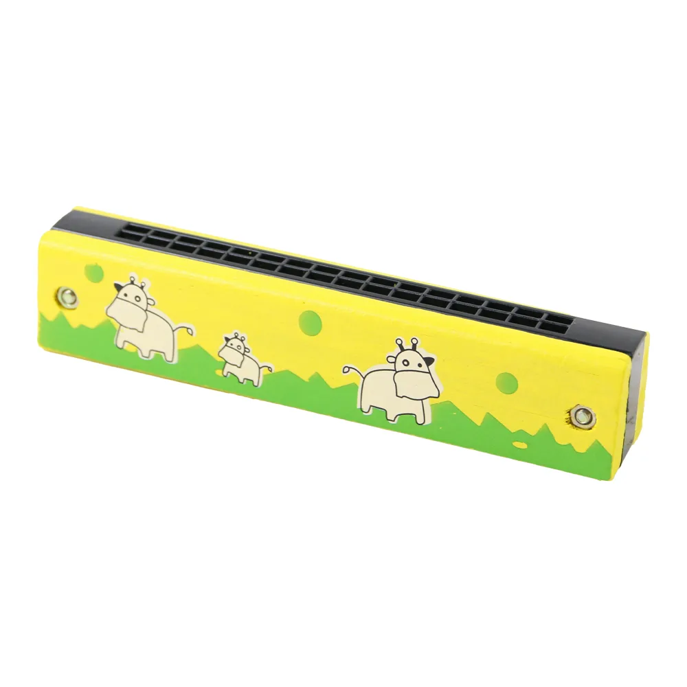 Muzicuta din lemn si plastic 13 x 2.5 cm